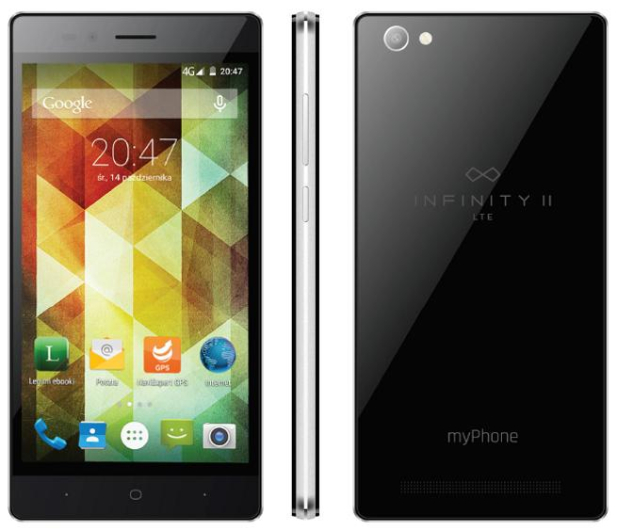 myPhone Infinity II Dual SIM LTE czarny - 277174 - zdjęcie 2